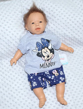 Lade das Bild in den Galerie-Viewer, Baby Mädchen Minnie Mouse T-Shirt, Shorts und Halstuch Outfit Set- Nr1
