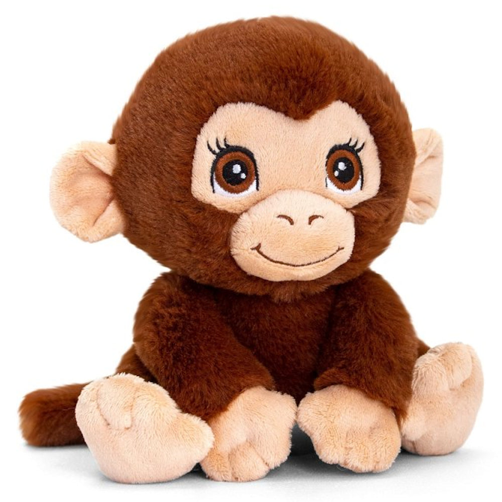 ECO Plüschtier - Affe -  Kuscheltier Keel Toys, Stofftier für Baby Kind Keeleco Adoptable