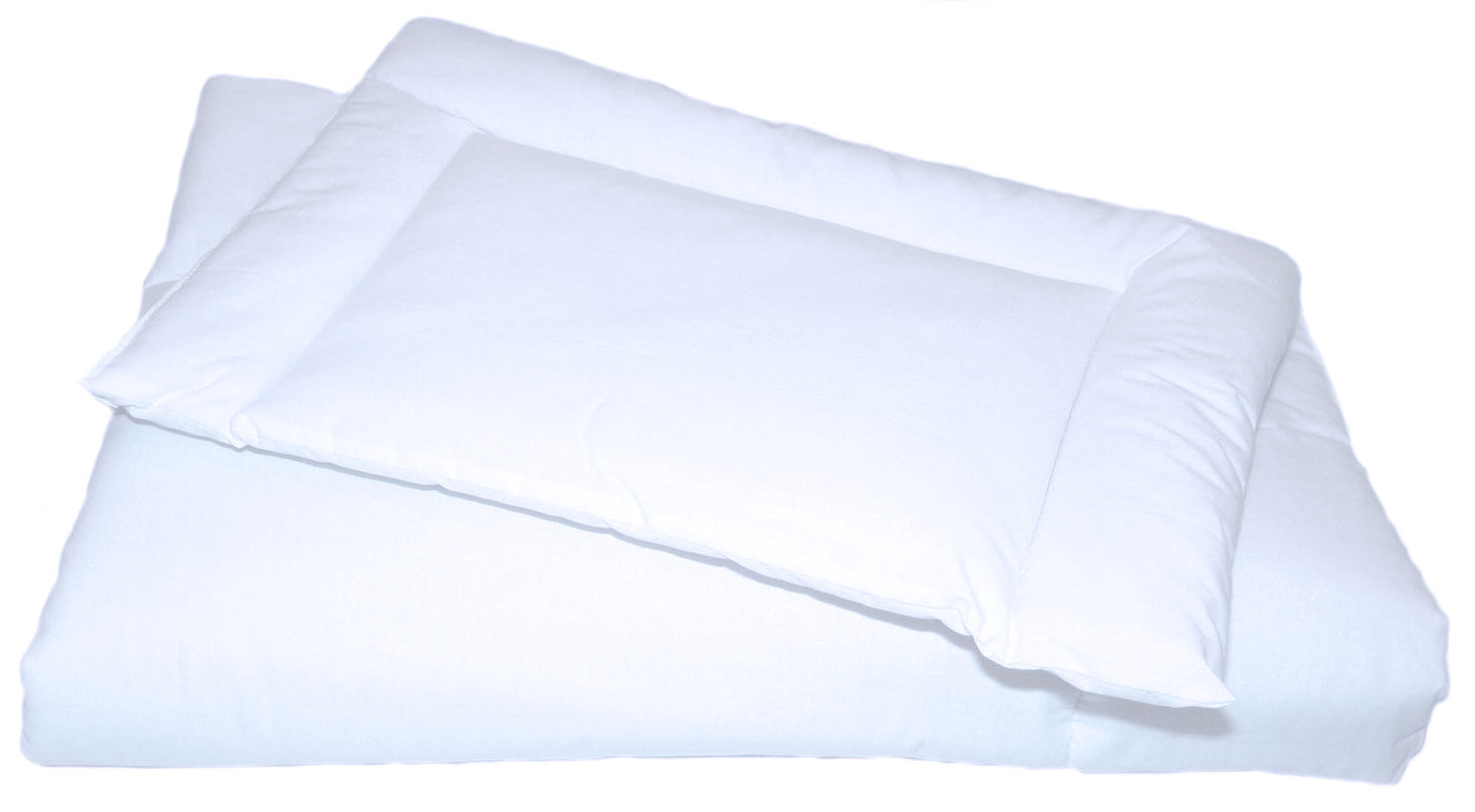 3-6 tlg Baby Kinder Bettset Baby Bettwäsche Bettdecke Kissen -Bärchen auf Leitern Blau