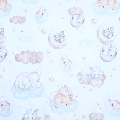 Vorhänge mit Schlaufen Kinderzimmer Gardinen - Wolken