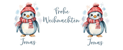 Advent Weihnachten Winter- Tasse mit Namen personalisiert - Woodland-5