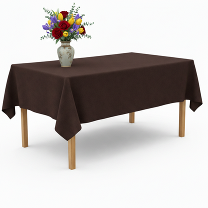 Tischdecke für Küche, Esszimmer, Garten, Feiern - Braun