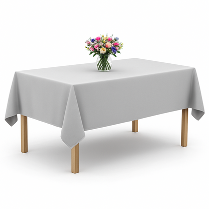 Tischdecke für Küche, Esszimmer, Garten, Feiern - Grau