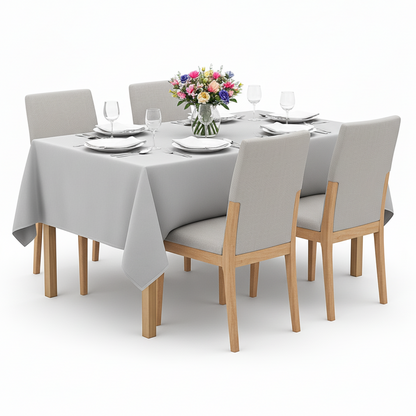 Tischdecke für Küche, Esszimmer, Garten, Feiern - Grau