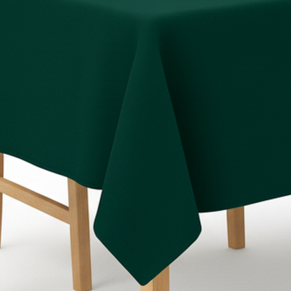 Tischdecke für Küche, Esszimmer, Garten, Feiern - Dunkelgrün