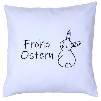Kissenbezug bestickt Ostern Osterkissen minimalistisch modern