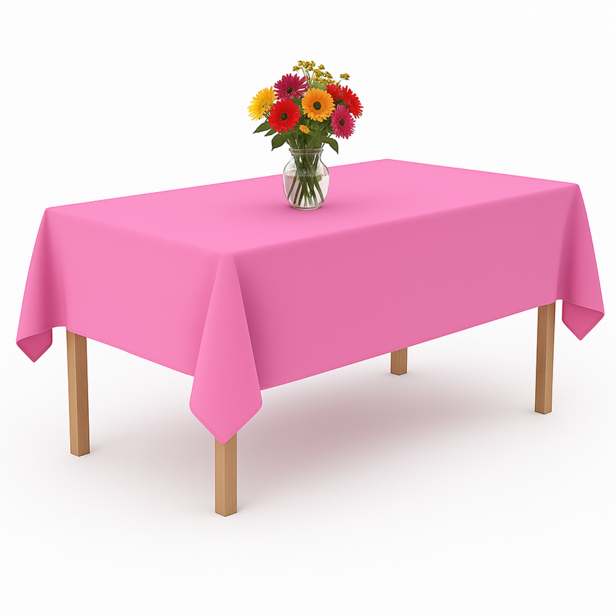 Tischdecke für Küche, Esszimmer, Garten, Feiern - Rosa