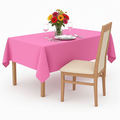 Tischdecke für Küche, Esszimmer, Garten, Feiern - Rosa