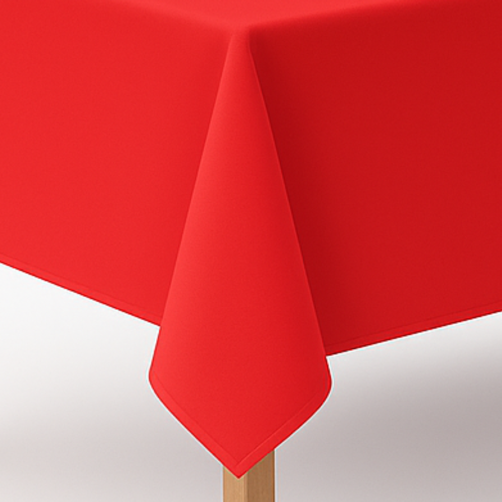 Tischdecke für Küche, Esszimmer, Garten, Feiern - Rot