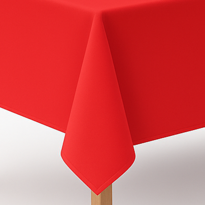 Tischdecke für Küche, Esszimmer, Garten, Feiern - Rot