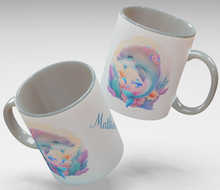 Lade das Bild in den Galerie-Viewer, Personalisierte Kaffee - Tasse mit Namen - Delfin-1
