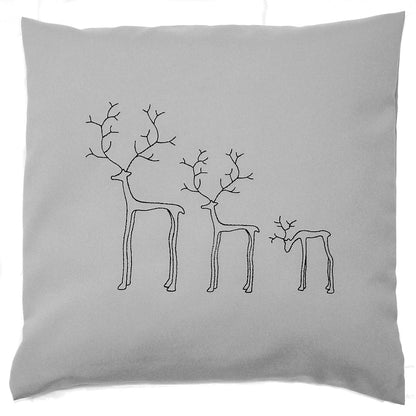 Kissenbezug Weihnachten minimalistisch Christmas - Drei Rentiere