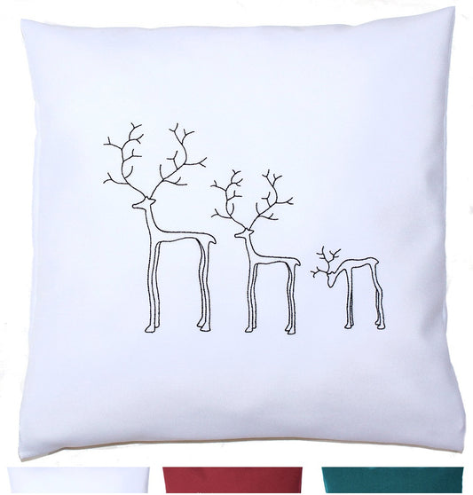 Kissenbezug Weihnachten minimalistisch Christmas - Drei Rentiere