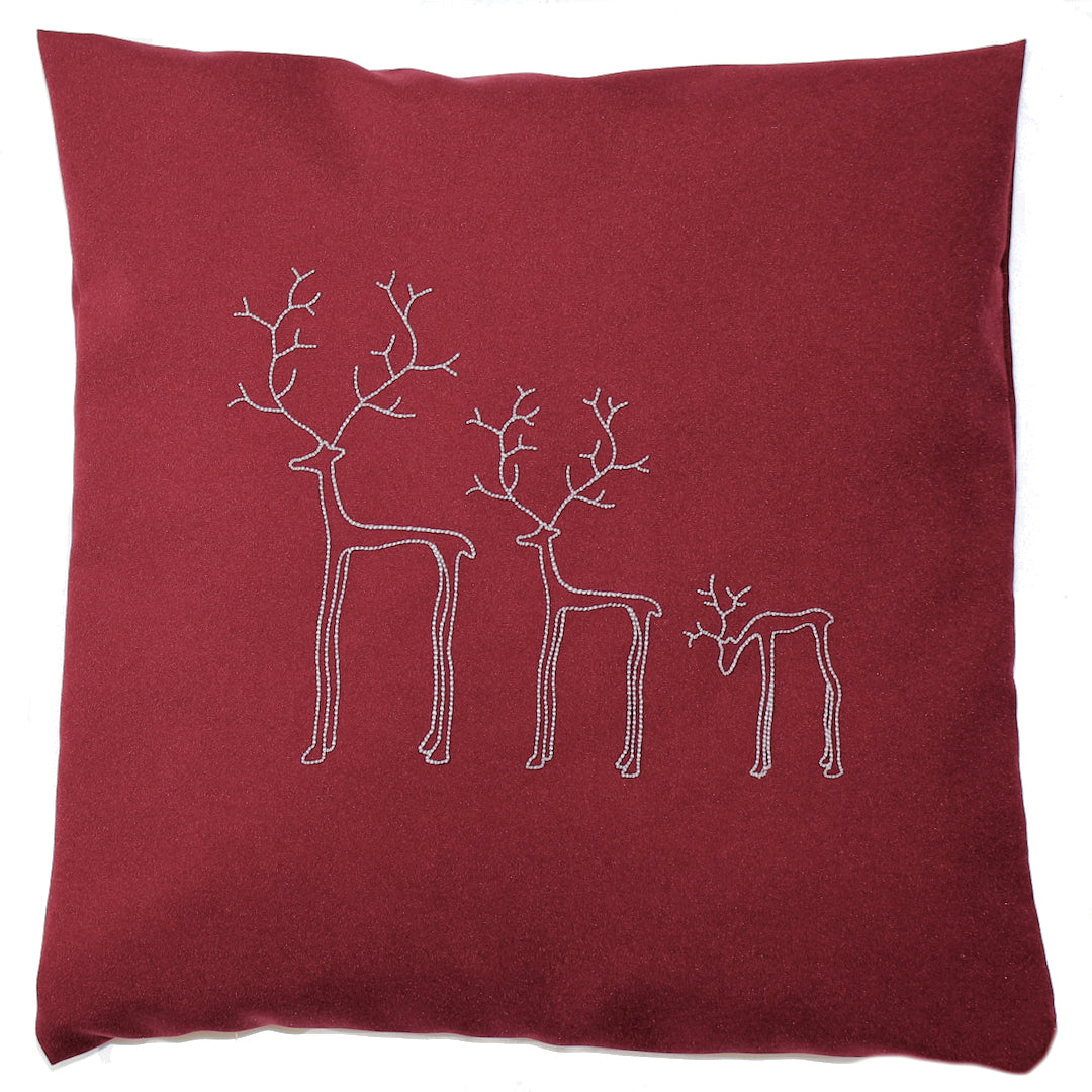 Kissenbezug Weihnachten minimalistisch Christmas - Drei Rentiere