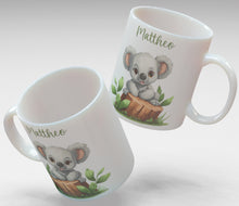 Lade das Bild in den Galerie-Viewer, Personalisierte Kaffee - Tasse mit Namen - Koala-1

