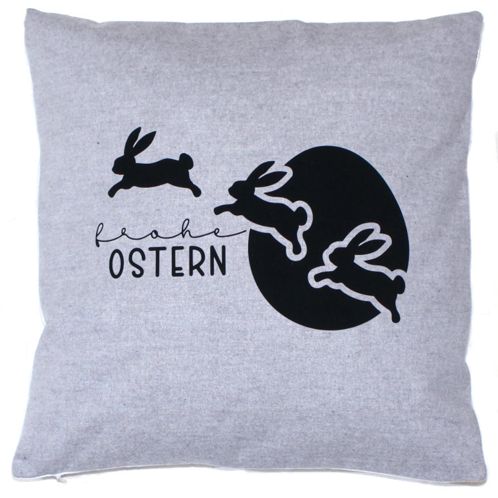 Kissenbezug Ostern Frohe Ostern Hase Vintage Osterkissen - 1