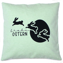 Lade das Bild in den Galerie-Viewer, Kissenbezug Ostern Frohe Ostern Hase Vintage Osterkissen - 1
