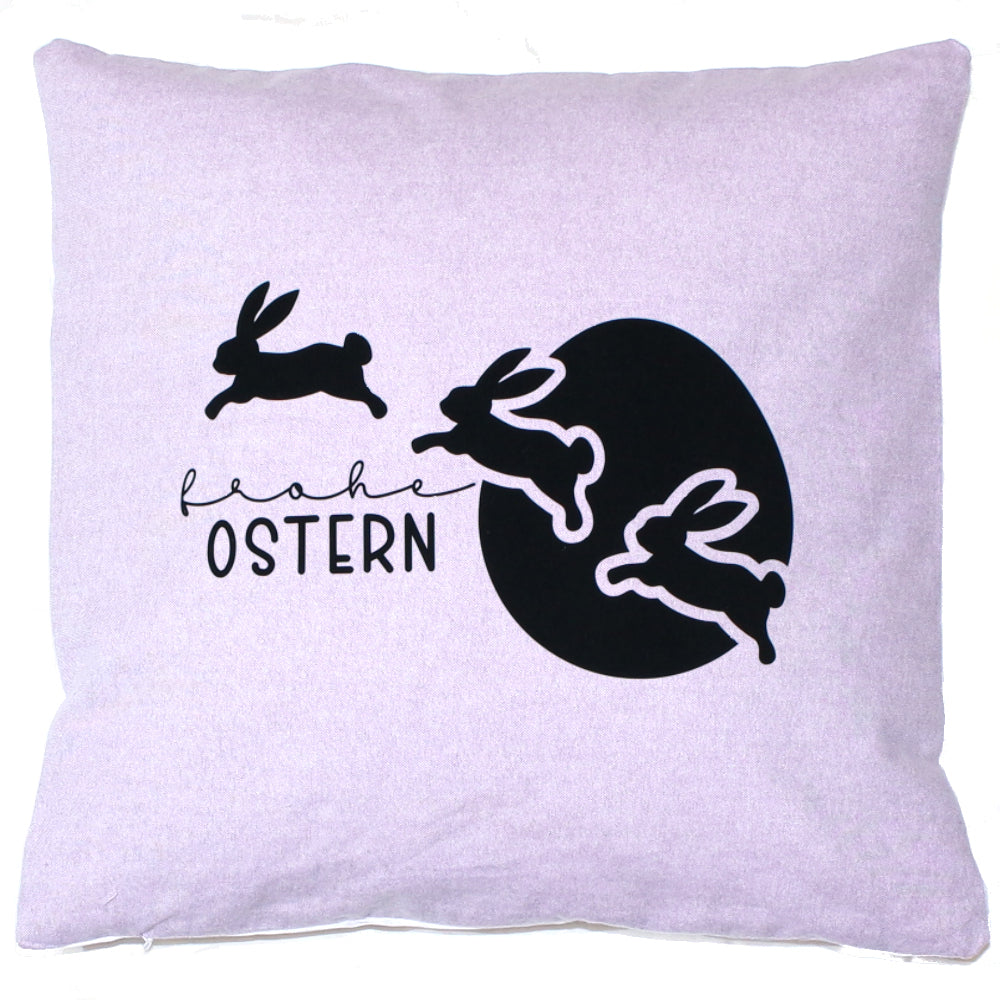 Kissenbezug Ostern Frohe Ostern Hase Vintage Osterkissen - 1