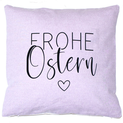 Kissenbezug Ostern Frohe Ostern Hase Vintage Osterkissen - 3