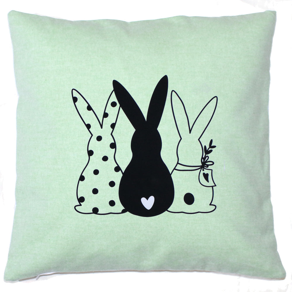 Kissenbezug Ostern Frohe Ostern Hase Vintage Osterkissen - 10