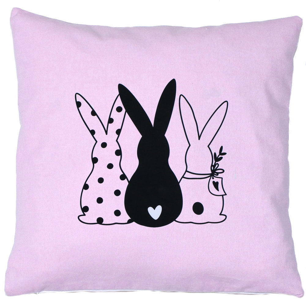 Kissenbezug Ostern Frohe Ostern Hase Vintage Osterkissen - 10