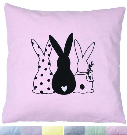 Kissenbezug Ostern Frohe Ostern Hase Vintage Osterkissen - 10