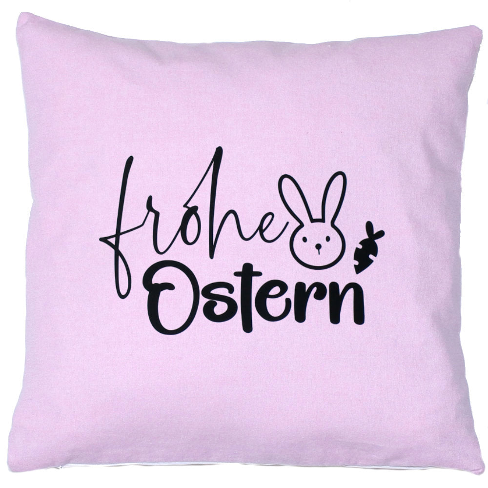 Kissenbezug Ostern Frohe Ostern Hase Vintage Osterkissen - 5