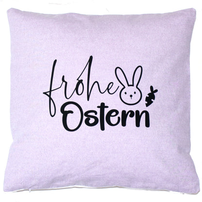 Kissenbezug Ostern Frohe Ostern Hase Vintage Osterkissen - 5
