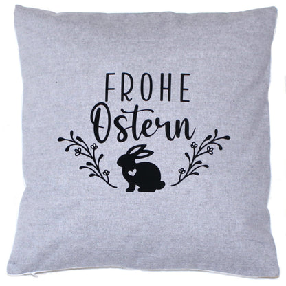 Kissenbezug Ostern Frohe Ostern Hase Vintage Osterkissen - 6