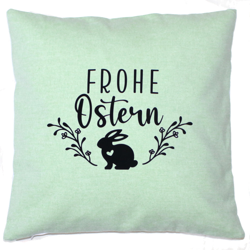 Kissenbezug Ostern Frohe Ostern Hase Vintage Osterkissen - 6