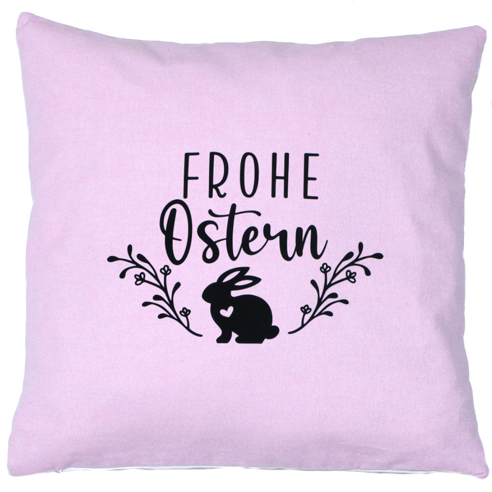 Kissenbezug Ostern Frohe Ostern Hase Vintage Osterkissen - 6