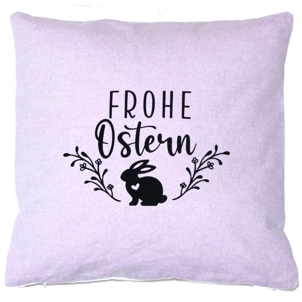 Kissenbezug Ostern Frohe Ostern Hase Vintage Osterkissen - 6