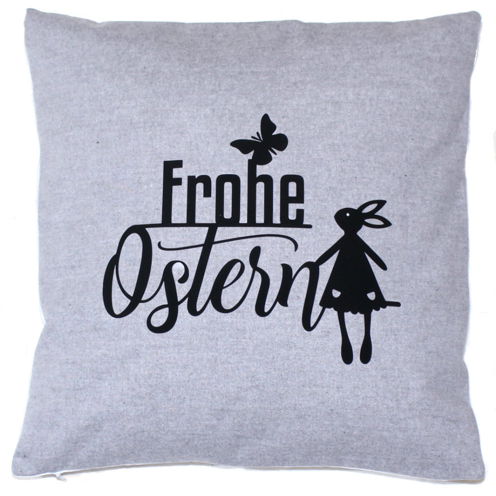Kissenbezug Ostern Frohe Ostern Hase Vintage Osterkissen - 8