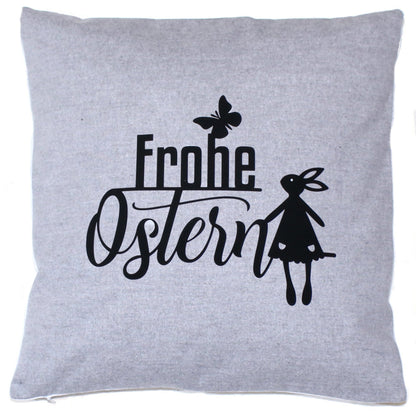 Kissenbezug Ostern Frohe Ostern Hase Vintage Osterkissen - 8