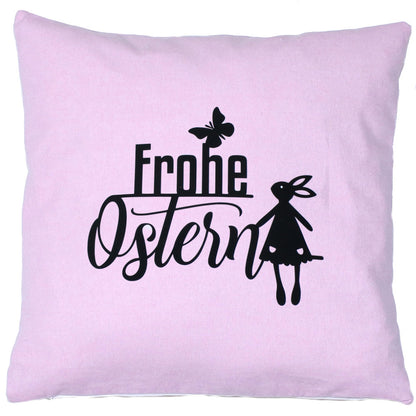 Kissenbezug Ostern Frohe Ostern Hase Vintage Osterkissen - 8