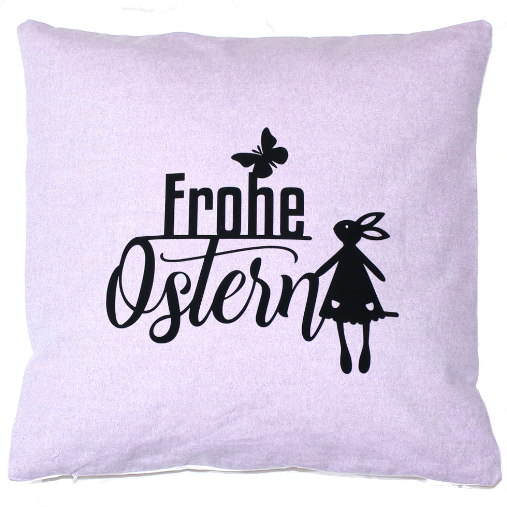 Kissenbezug Ostern Frohe Ostern Hase Vintage Osterkissen - 8