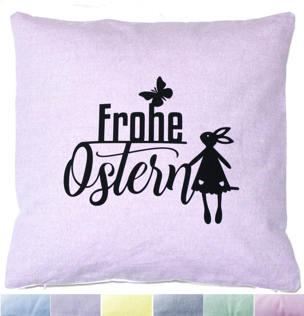 Kissenbezug Ostern Frohe Ostern Hase Vintage Osterkissen - 8