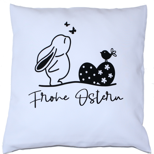 Kissenbezug Ostern Frohe Ostern Osterkissen - Weiß -2