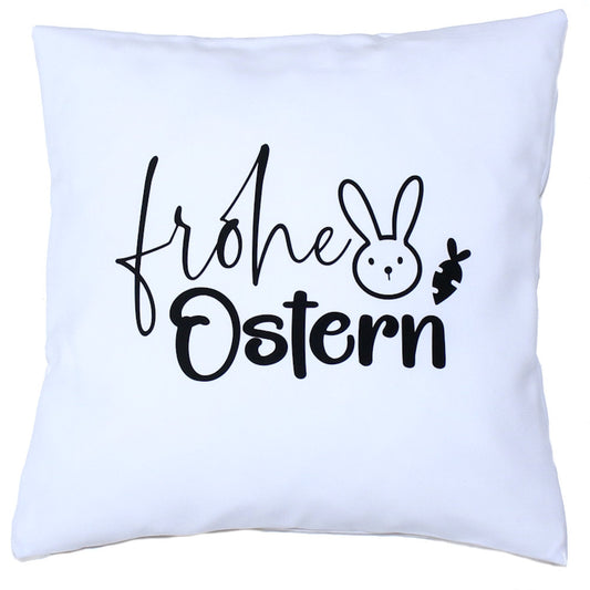 Kissenbezug Ostern Frohe Ostern Osterkissen - Weiß -5
