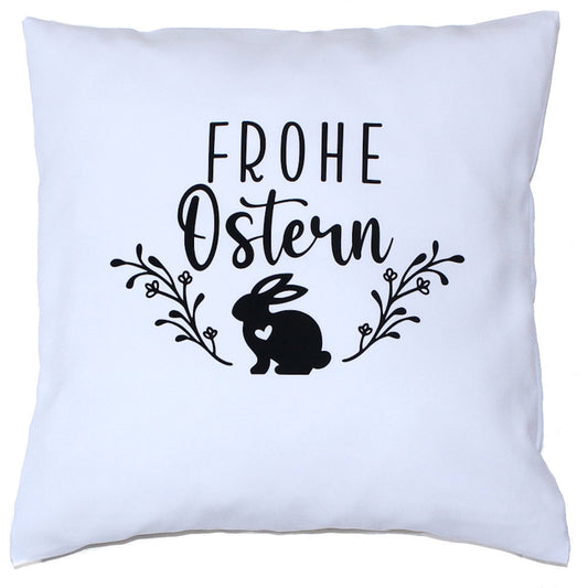 Kissenbezug Ostern Frohe Ostern Osterkissen - Weiß -6