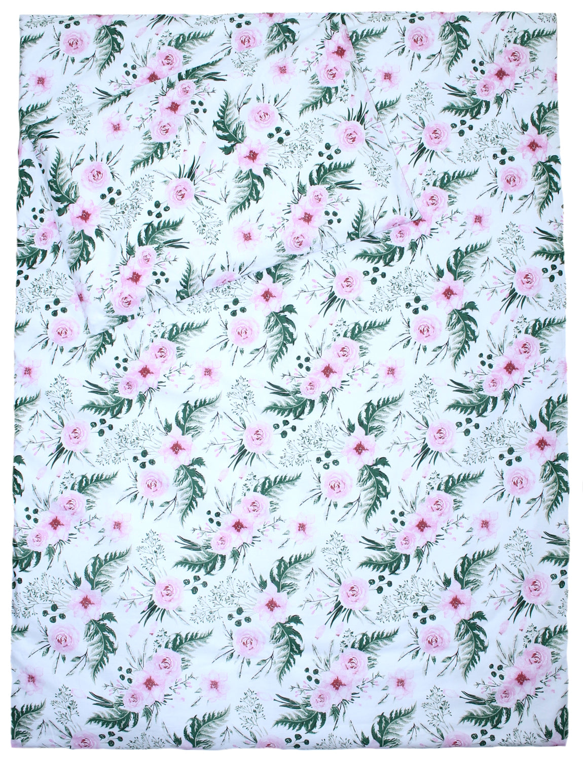 3-6 tlg Baby Kinder Bettset Baby Bettwäsche Bettdecke Kissen -Flowers