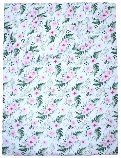 3-6 tlg Baby Kinder Bettset Baby Bettwäsche Bettdecke Kissen -Flowers