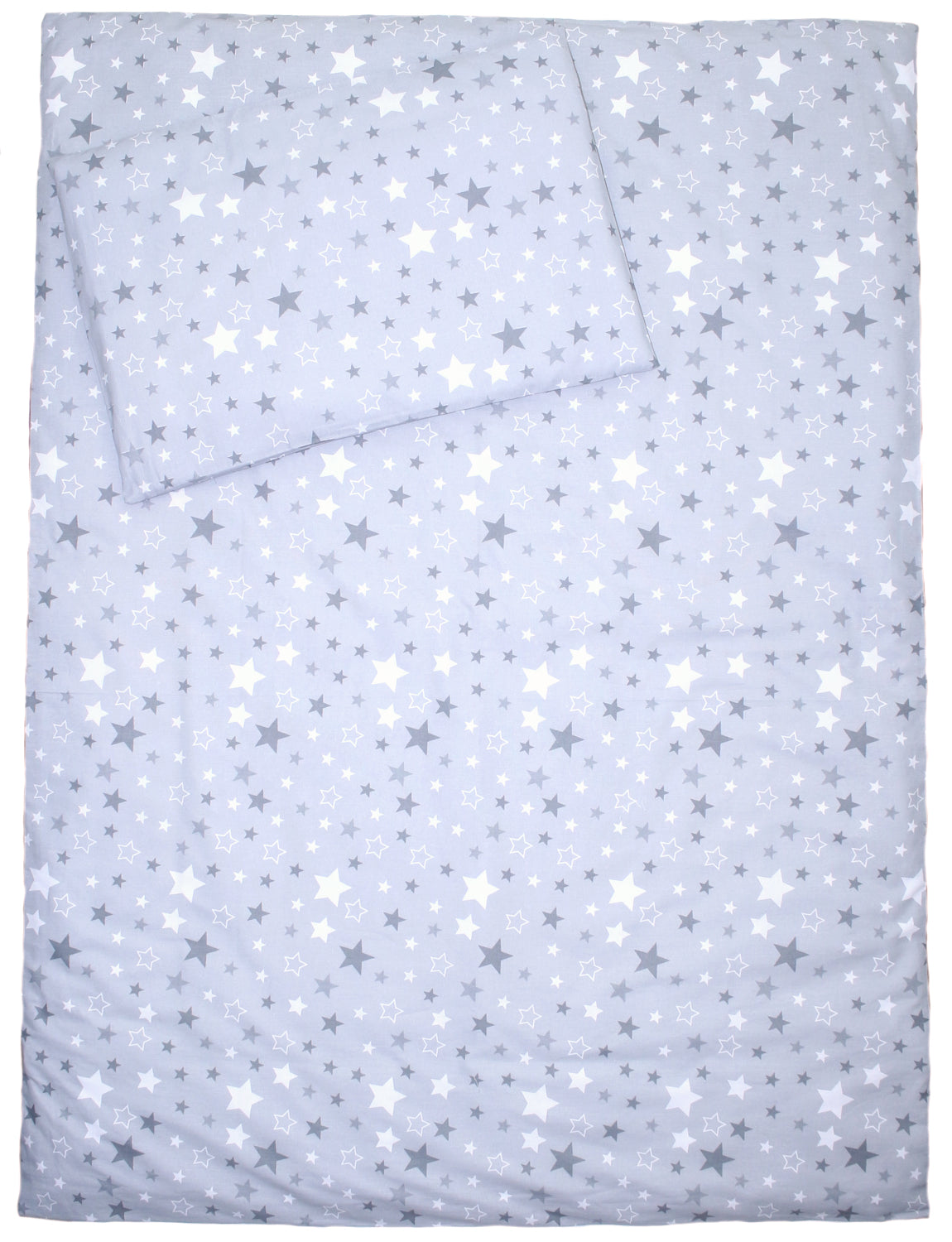 3-6 tlg Baby Kinder Bettset Baby Bettwäsche Bettdecke Kissen -Star Dunkel