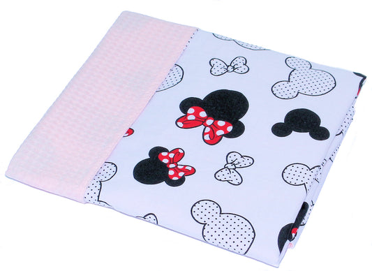 Baby Decke Waffelpiqué / Baumwolle Kuscheldecke - Minnie + Rosa
