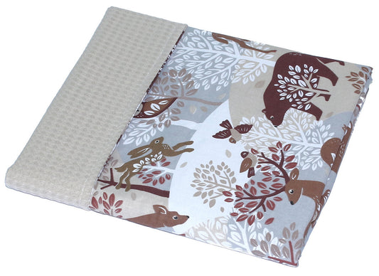Baby Decke Waffelpiqué / Baumwolle Kuscheldecke - Tater + Beige