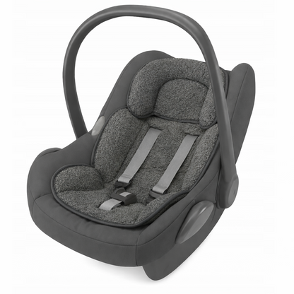 Sitzverkleinerer - Bouclé -Einlage Baby Kind Auto Kindersitz Babyschale Einsatz - Graphit