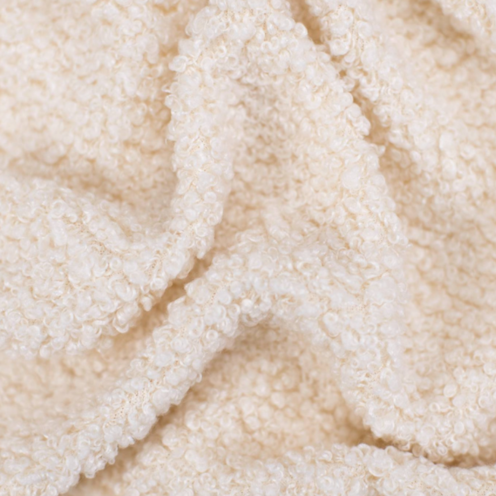 Sitzverkleinerer - Bouclé -Einlage Baby Kind Auto Kindersitz Babyschale Einsatz - Creme