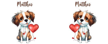 Personalisierte Kaffee - Tasse mit Namen - Hund-1