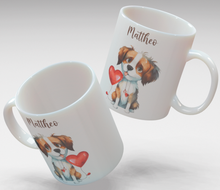 Lade das Bild in den Galerie-Viewer, Personalisierte Kaffee - Tasse mit Namen - Hund-1

