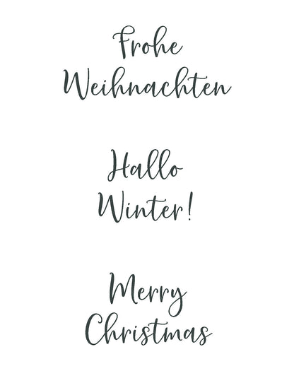 Advent Weihnachten Winter- Tasse mit Namen personalisiert - Woodland-12